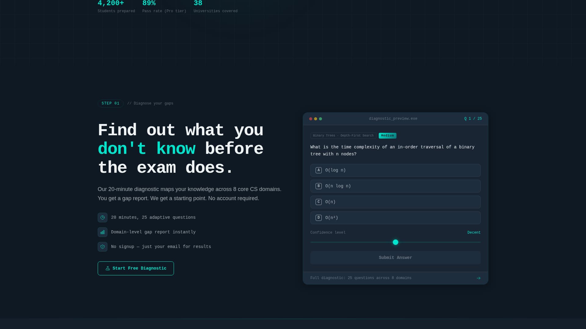 Compiledojo - Intensive Computerscience Landing Page Template
