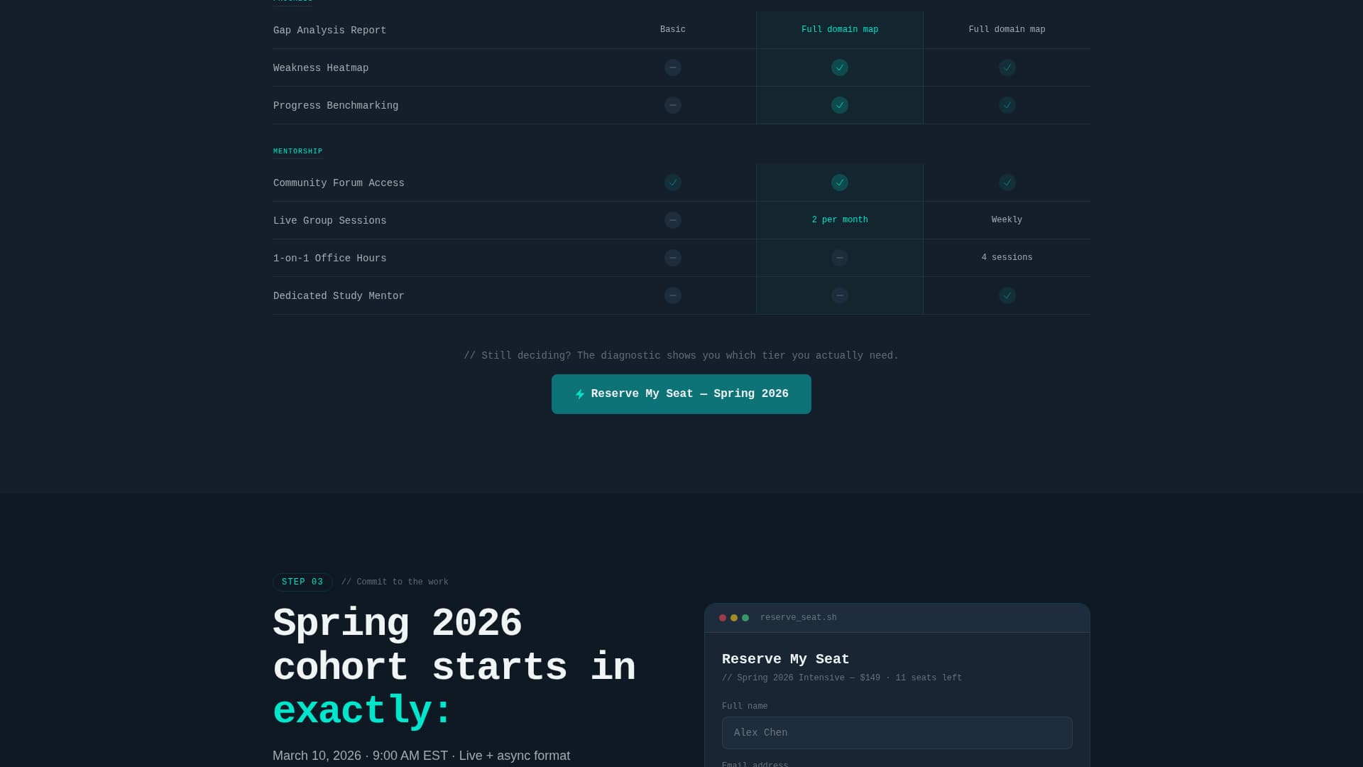 Compiledojo - Intensive Computerscience Landing Page Template