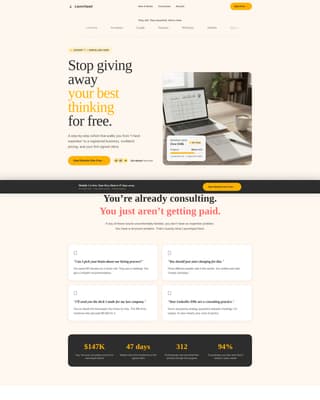 Launchpad - Empowering Consulting Landing Page Template