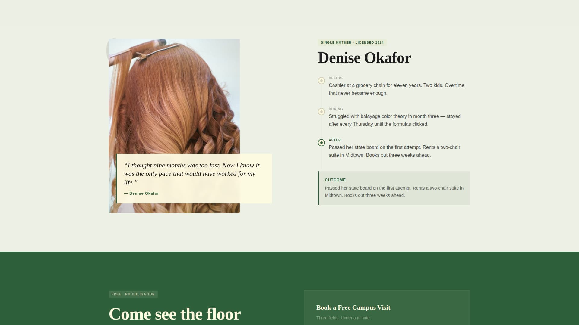 Shears - Precision Cosmetology Landing Page Template