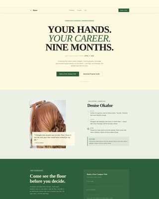 Shears - Precision Cosmetology Landing Page Template