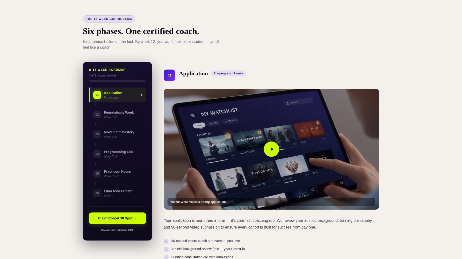 Certify - Electrifying Crossfit Landing Page Template