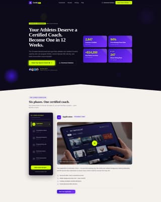 Certify - Electrifying Crossfit Landing Page Template