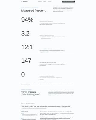 Unschool - Precision Democratic Landing Page Template