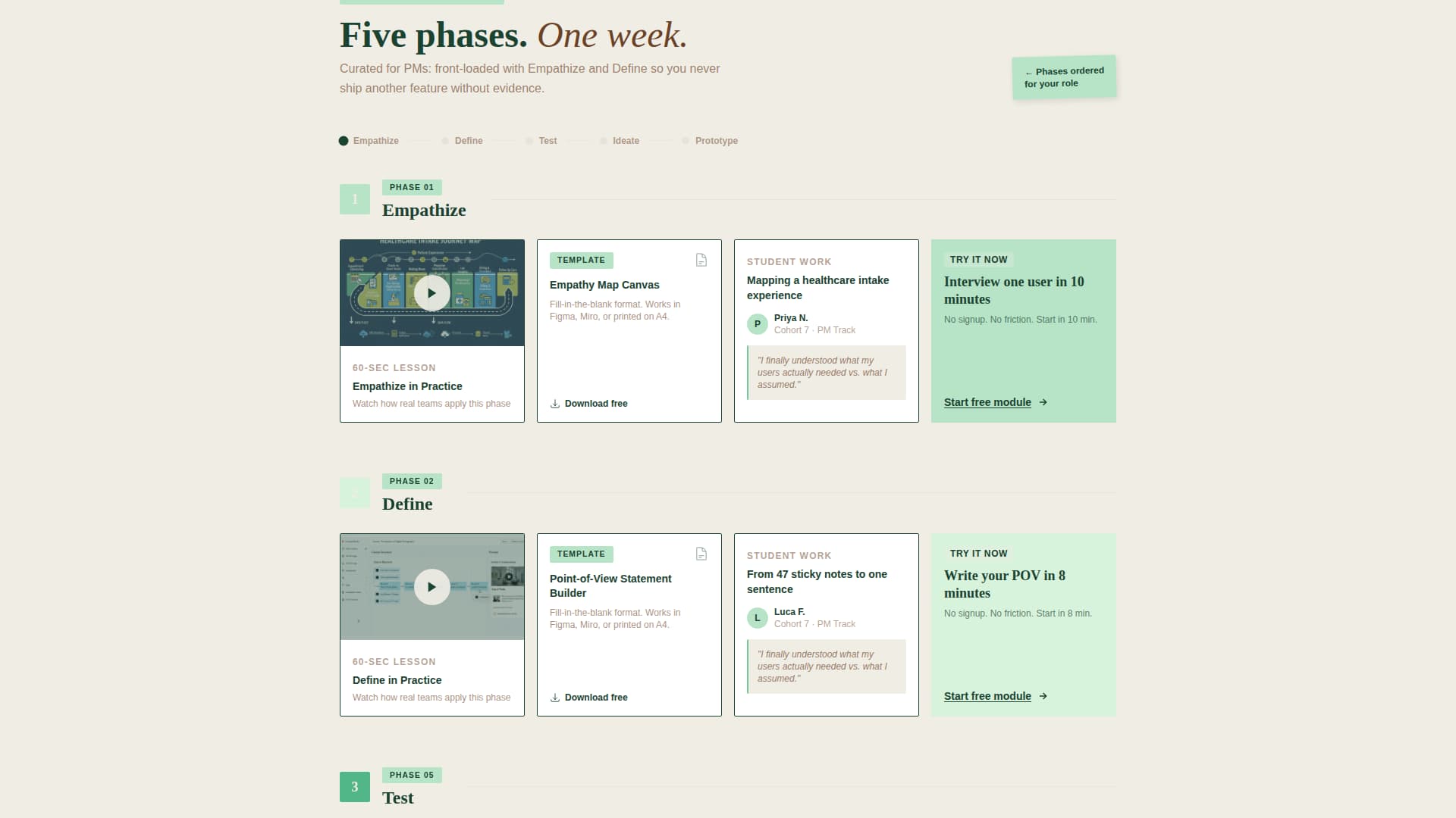 Ideate - Dynamic Design Thinking Landing Page Template