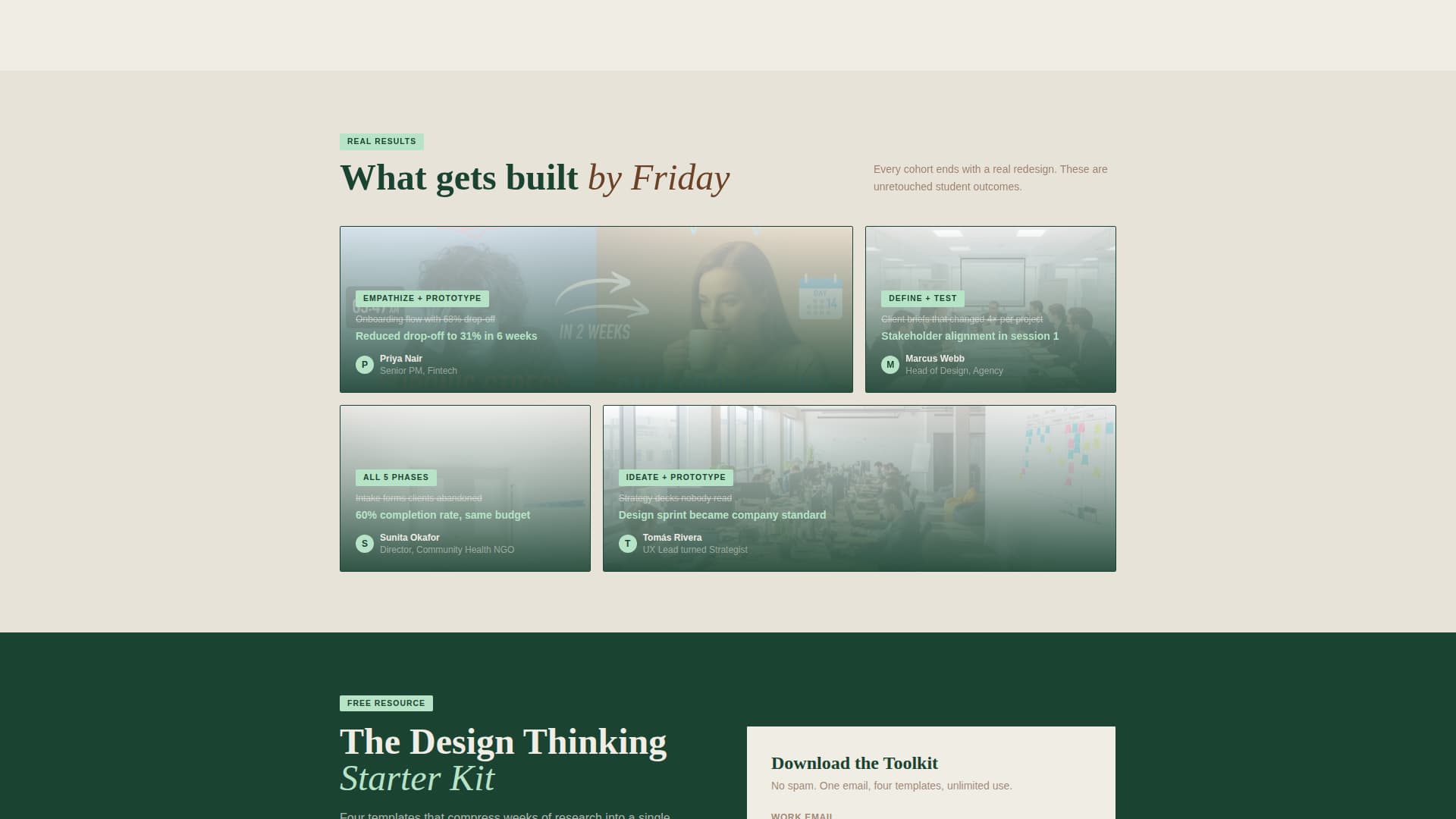 Ideate - Dynamic Design Thinking Landing Page Template