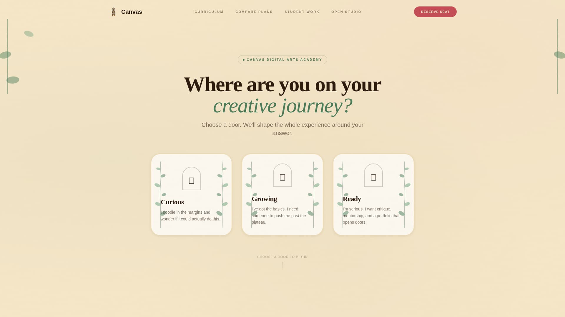 Canvas - Inspiring Digital Arts Landing Page Template