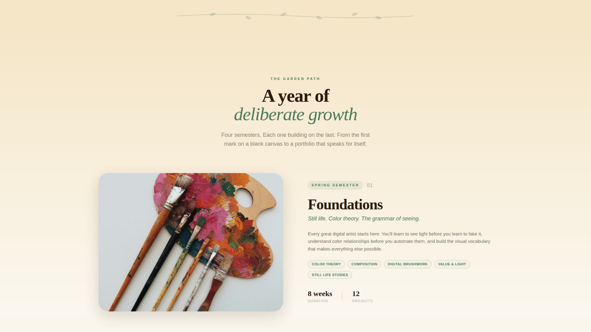 Canvas - Inspiring Digital Arts Landing Page Template