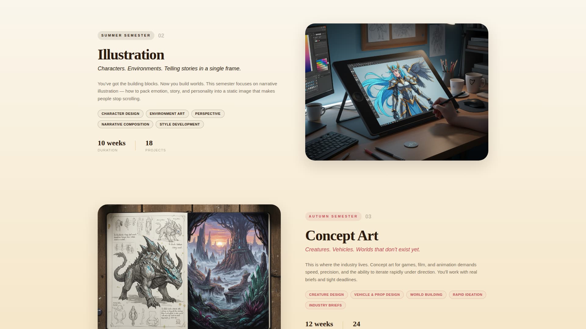 Canvas - Inspiring Digital Arts Landing Page Template