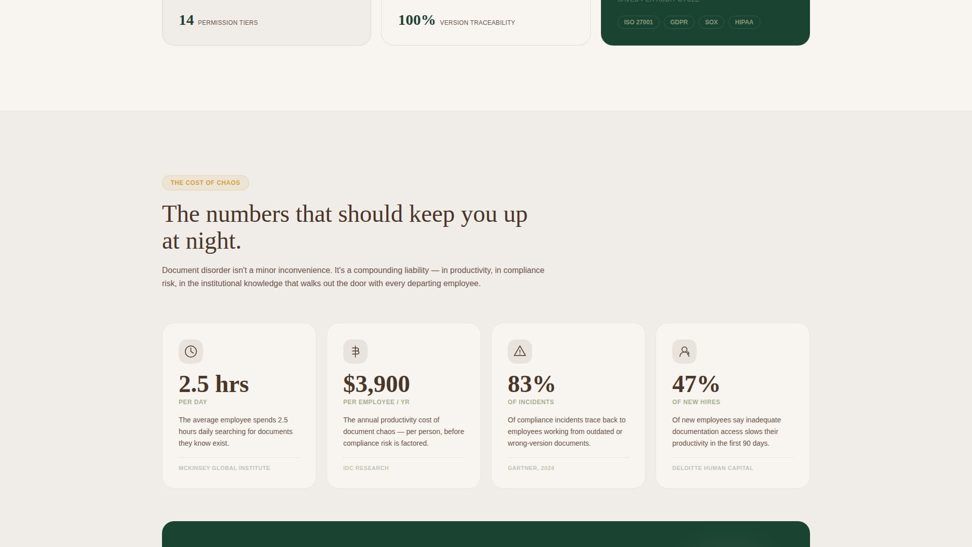 Codex - Precision Knowledge Landing Page Template