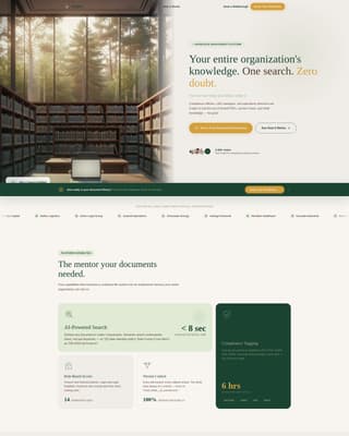 Codex - Precision Knowledge Landing Page Template