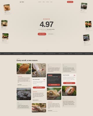 Shed - Serene Reptile Landing Page Template