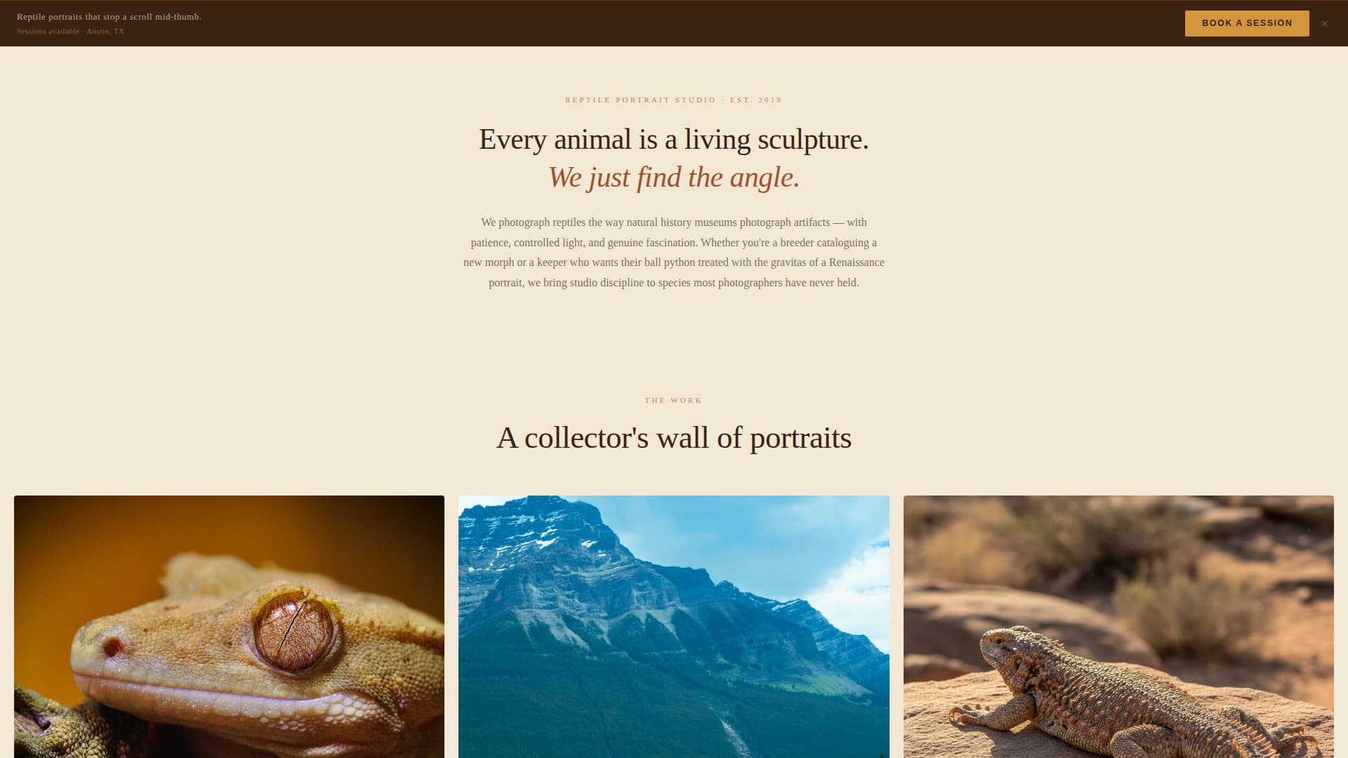 Scales - Captivating Reptile Landing Page Template