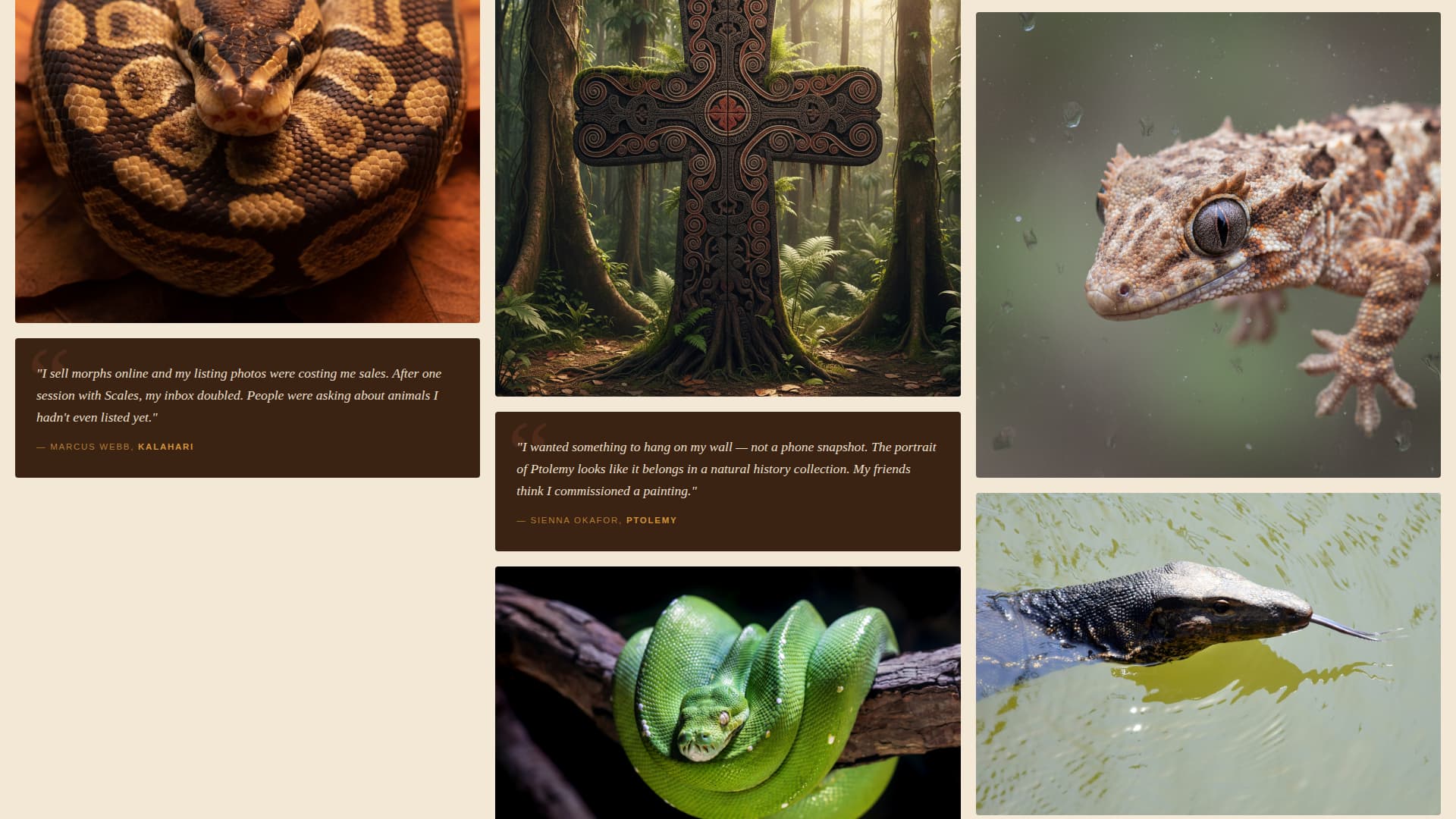Scales - Captivating Reptile Landing Page Template