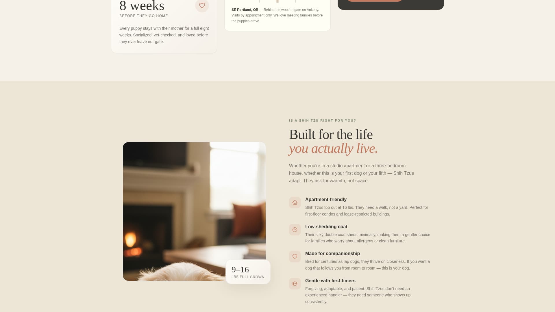 Tzu - Trusted Breeder Landing Page Template