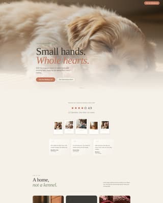 Tzu - Trusted Breeder Landing Page Template