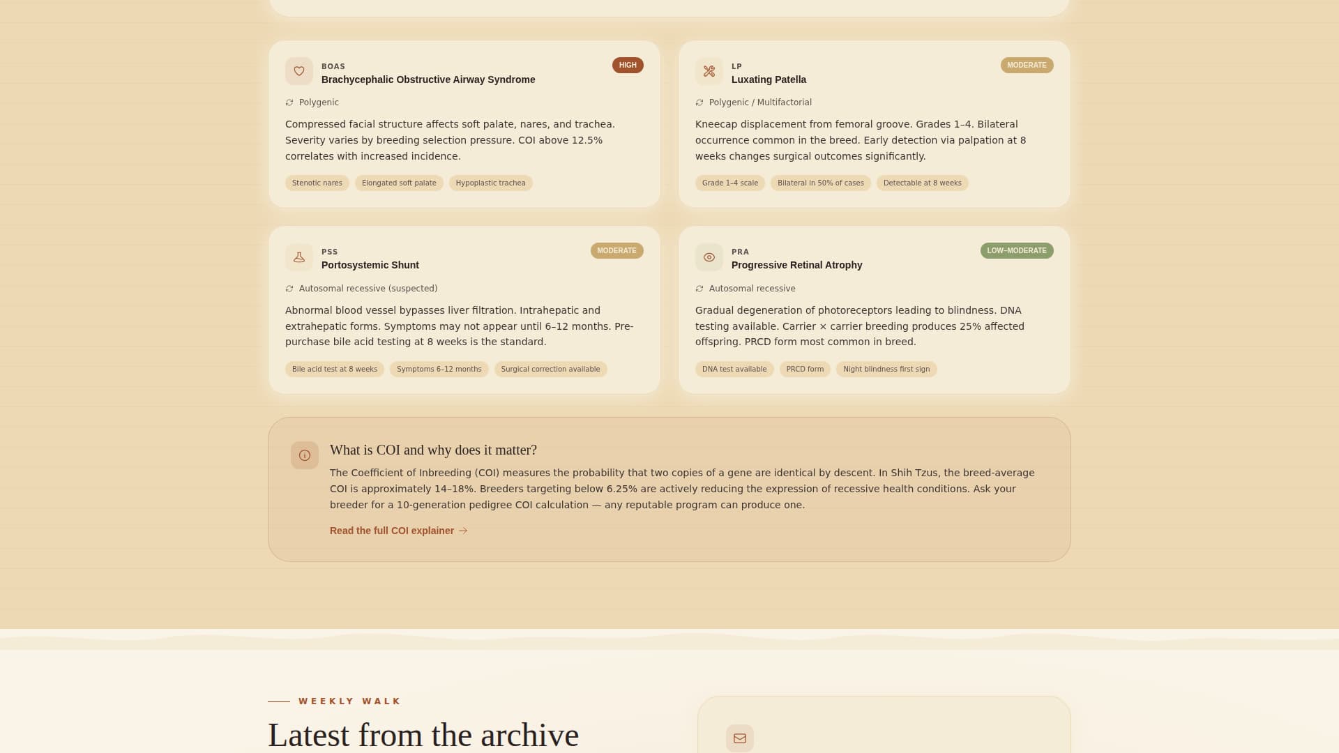 Hearth - Trusted Shihtzu Landing Page Template