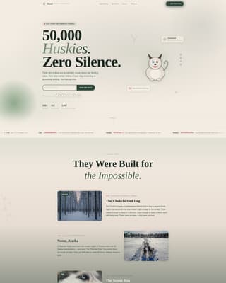 Howl - Vibrant Huskycommunity Landing Page Template