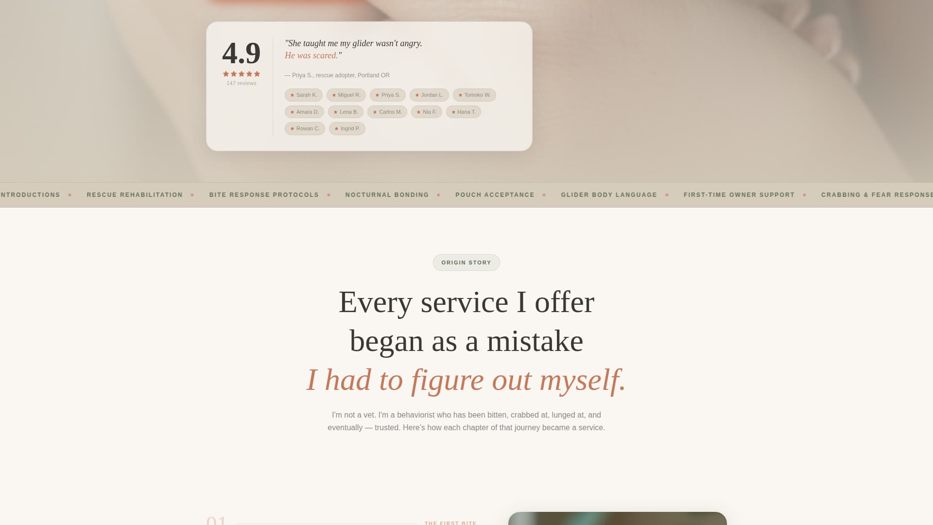 Glide - Trusted Sugargliderbehavior Landing Page Template