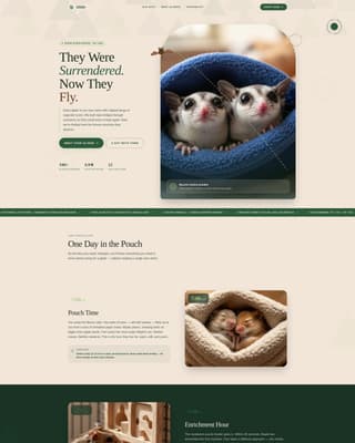 Glide - Heartwarming Rescue Landing Page Template