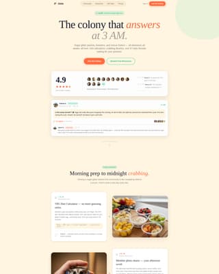 Glide - Vibrant Community Landing Page Template