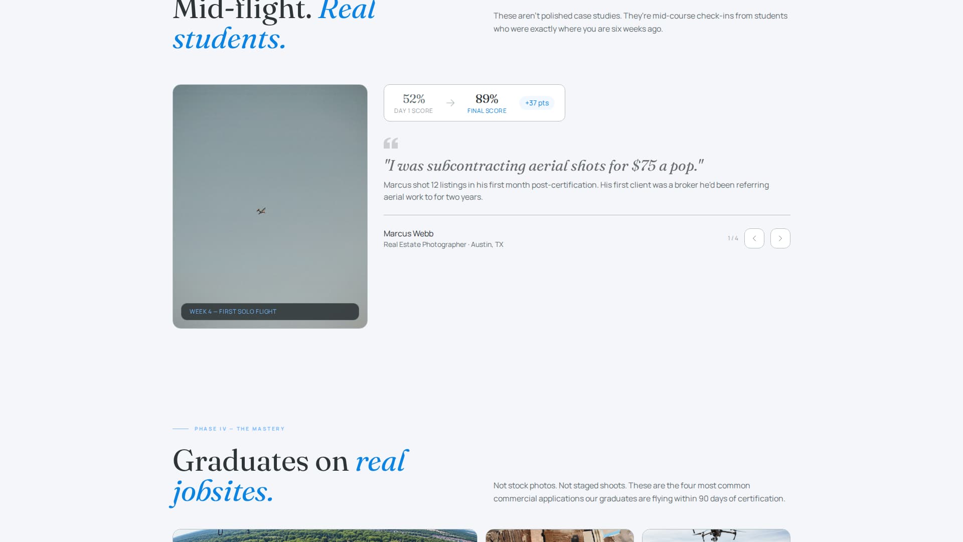 Airspace - Authoritative Dronepilot Landing Page Template