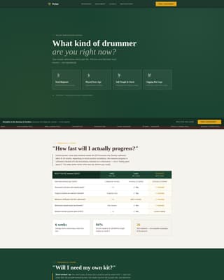 Drum - Highconverting & Landing Page Template