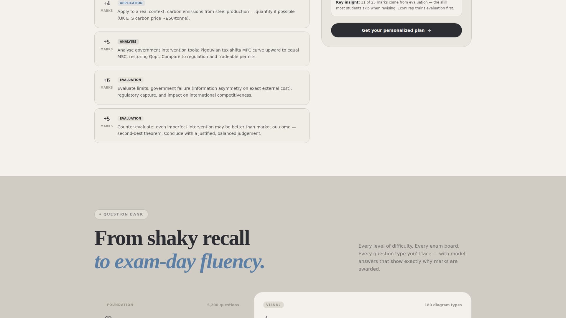 Econprep - Authoritative Economics Landing Page Template