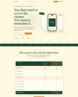 Econ - Adaptive Flashcard Landing Page Template