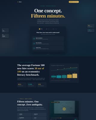 Econ - Precision Economics Landing Page Template