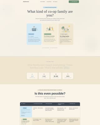 Hearthschool - Trusted Coop Landing Page Template