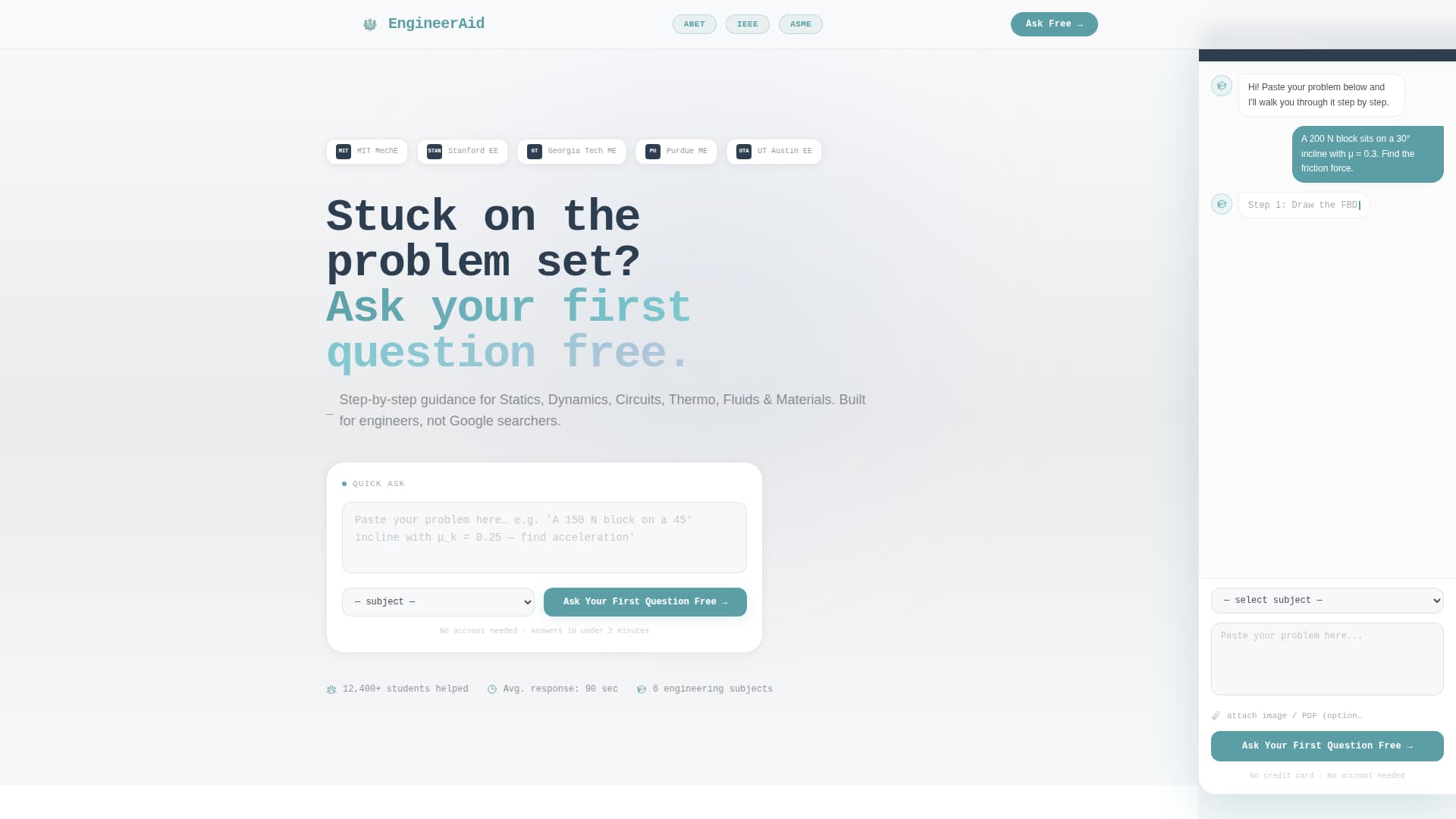 Engineeraid - Proven Engineering Landing Page Template