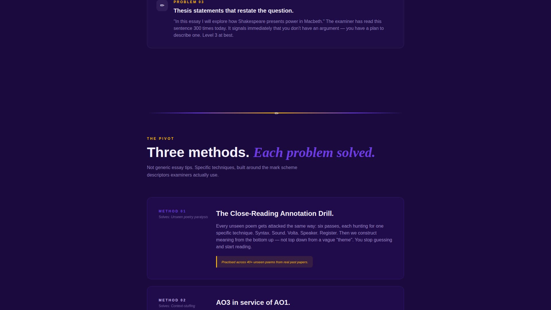 Annotate - Transformative Literature Landing Page Template