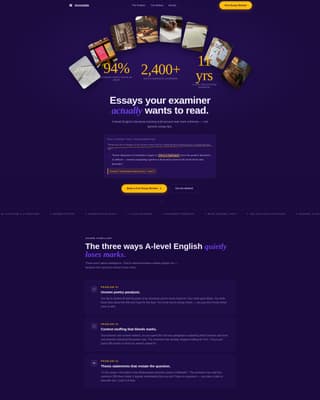 Annotate - Transformative Literature Landing Page Template