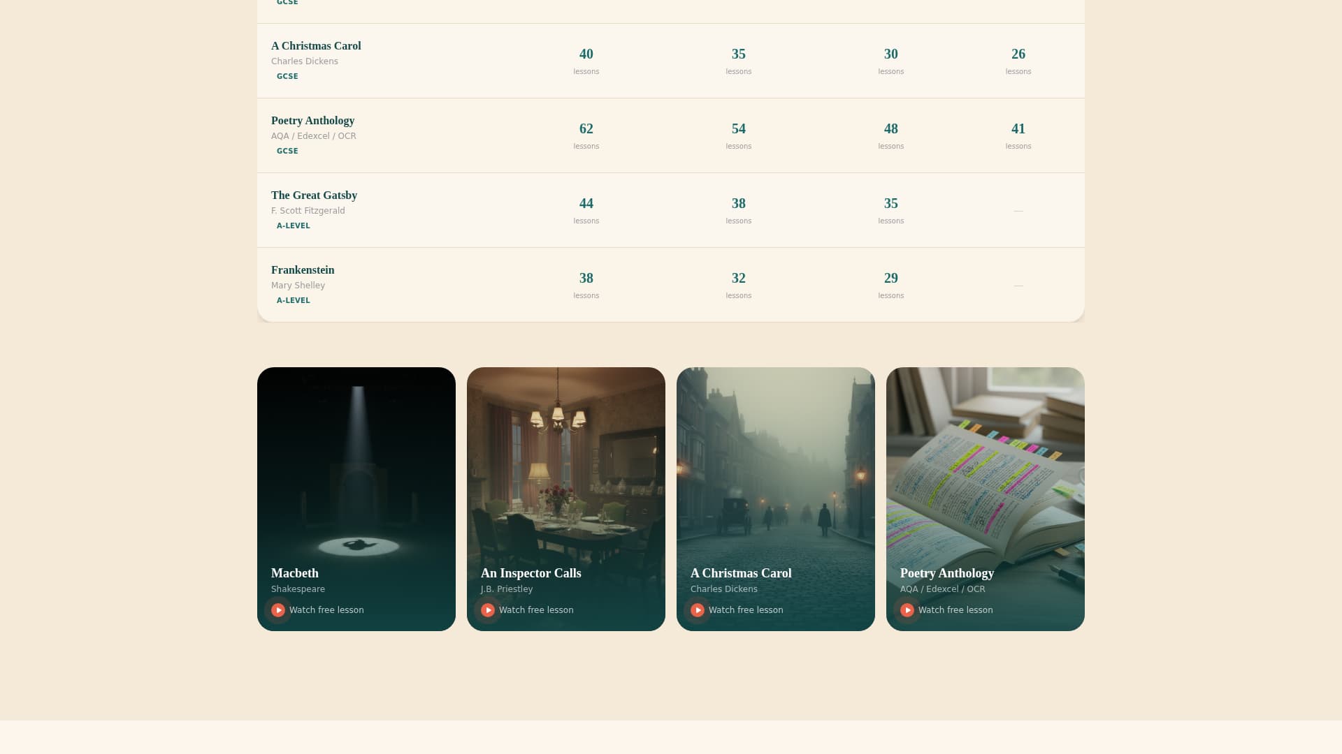 Syllabus - Proven Literature Landing Page Template