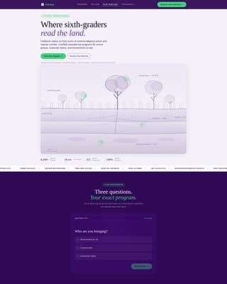 Canopy - Scholarly Naturalist Landing Page Template