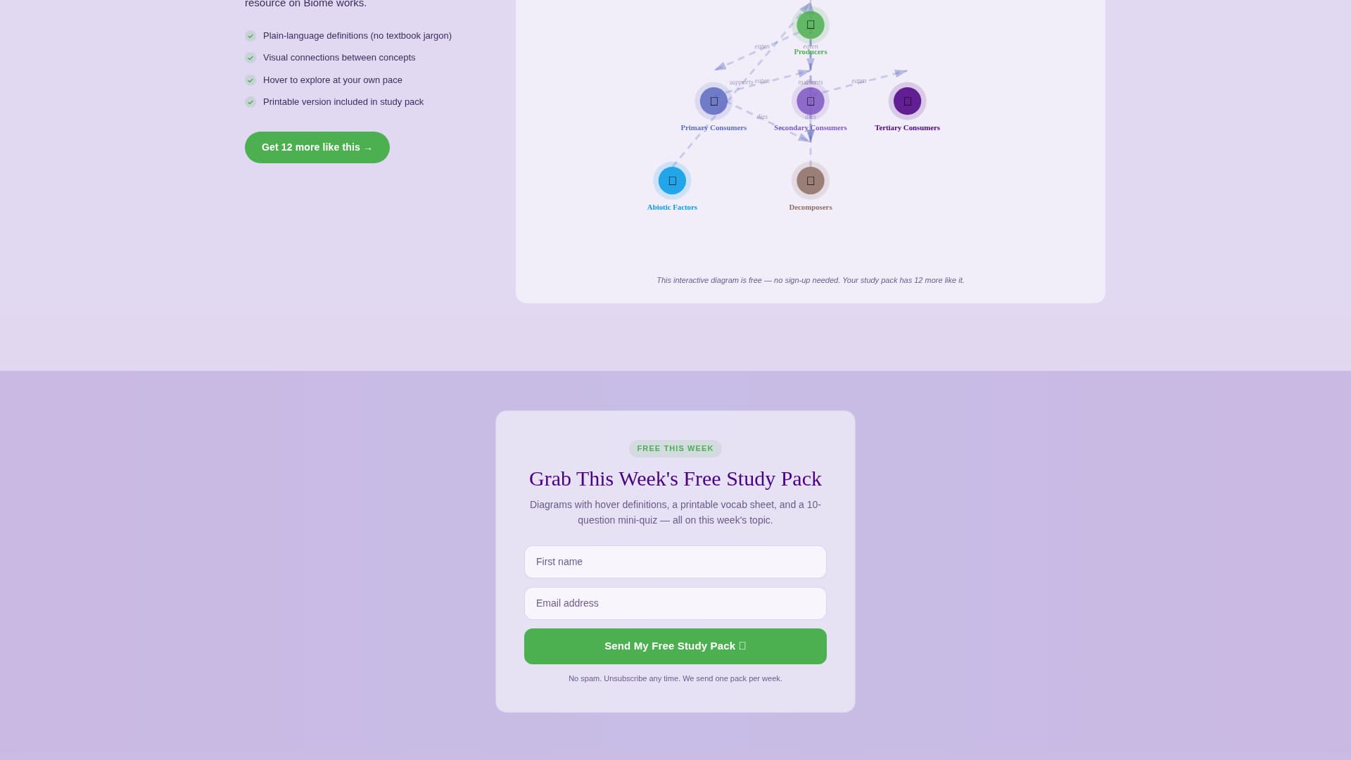 Biome - Illuminating Environmental Science Landing Page Template