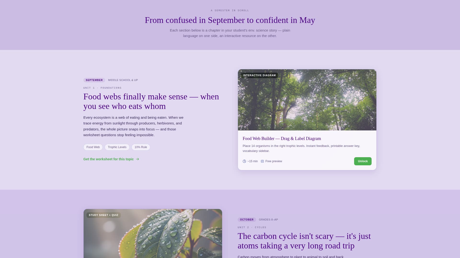 Biome - Illuminating Environmental Science Landing Page Template