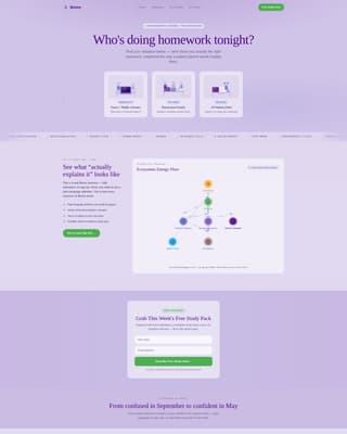 Biome - Illuminating Environmental Science Landing Page Template