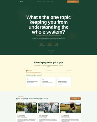 Biome - Precision Environmental Science Landing Page Template