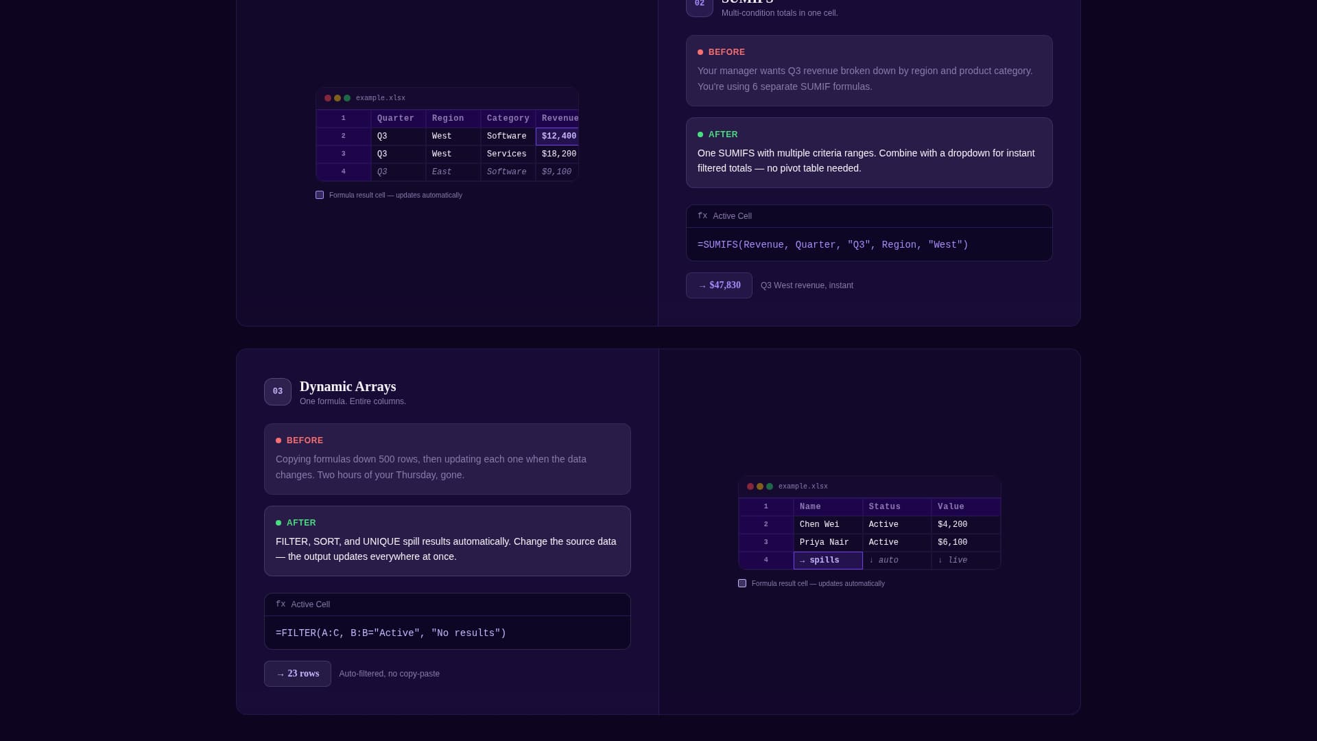 Spreadsheet - Powerful Excel Landing Page Template