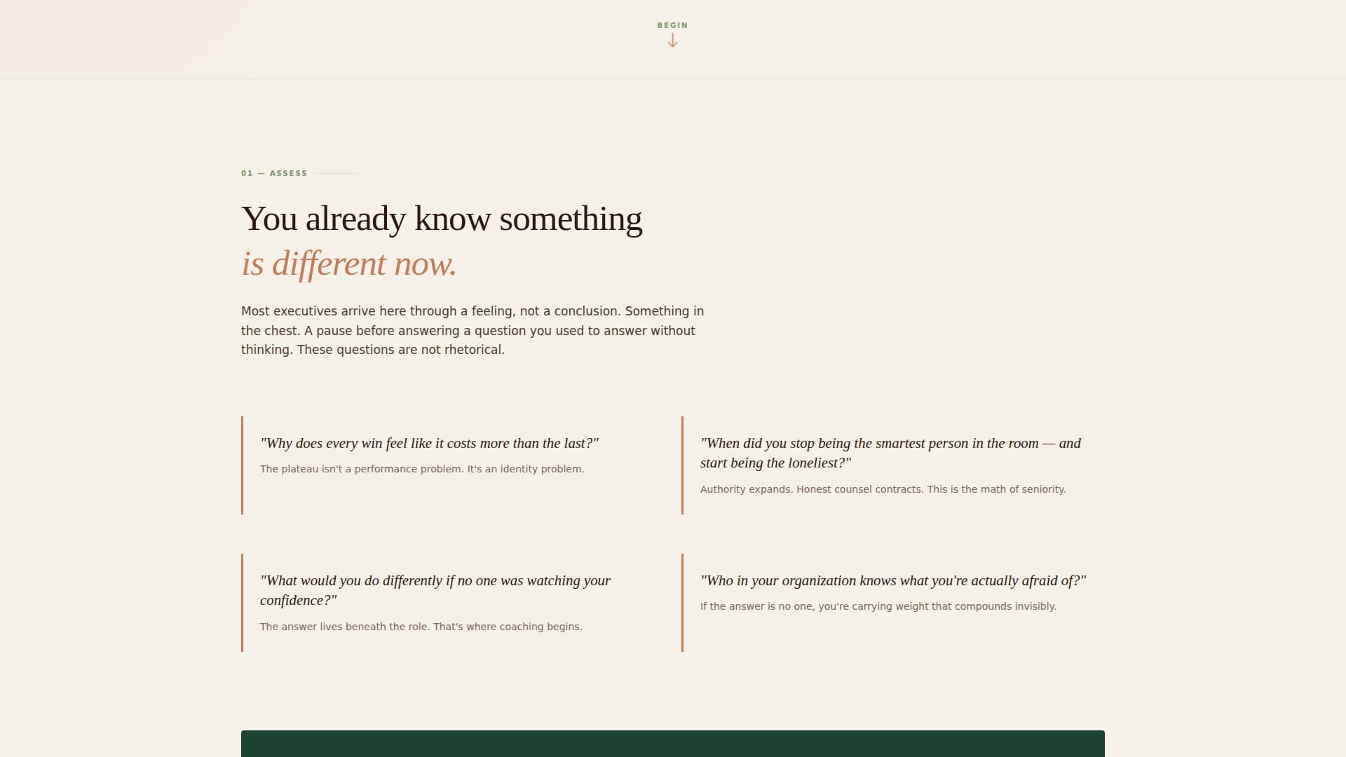 Ascend - Transformative Executive Landing Page Template