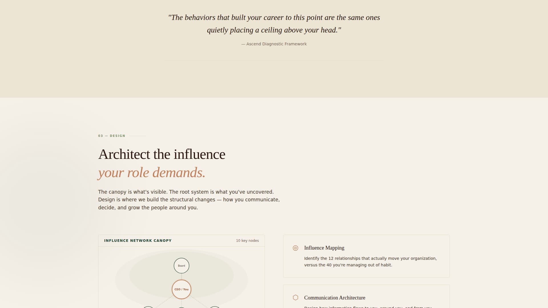 Ascend - Transformative Executive Landing Page Template