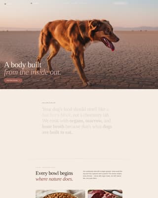Kibble - Nourishing Veterinary Landing Page Template