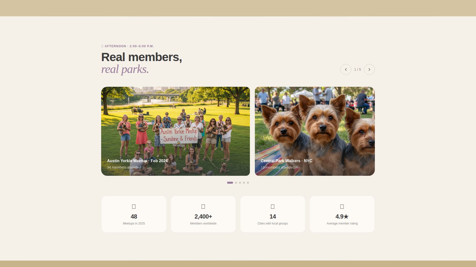 Yorkiehub - Heartwarming Community Landing Page Template
