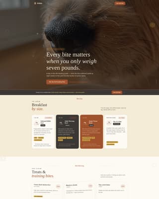 Kibble - Trusted Yorkie Landing Page Template
