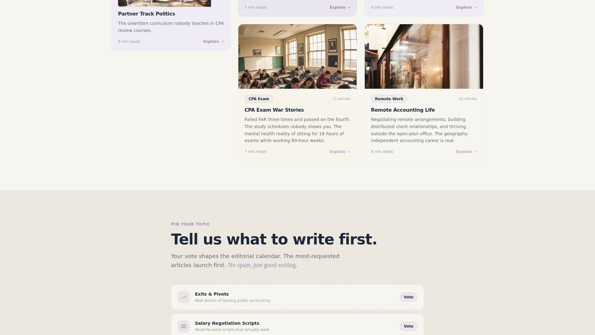 Ledger - Aspirational Accountant Landing Page Template