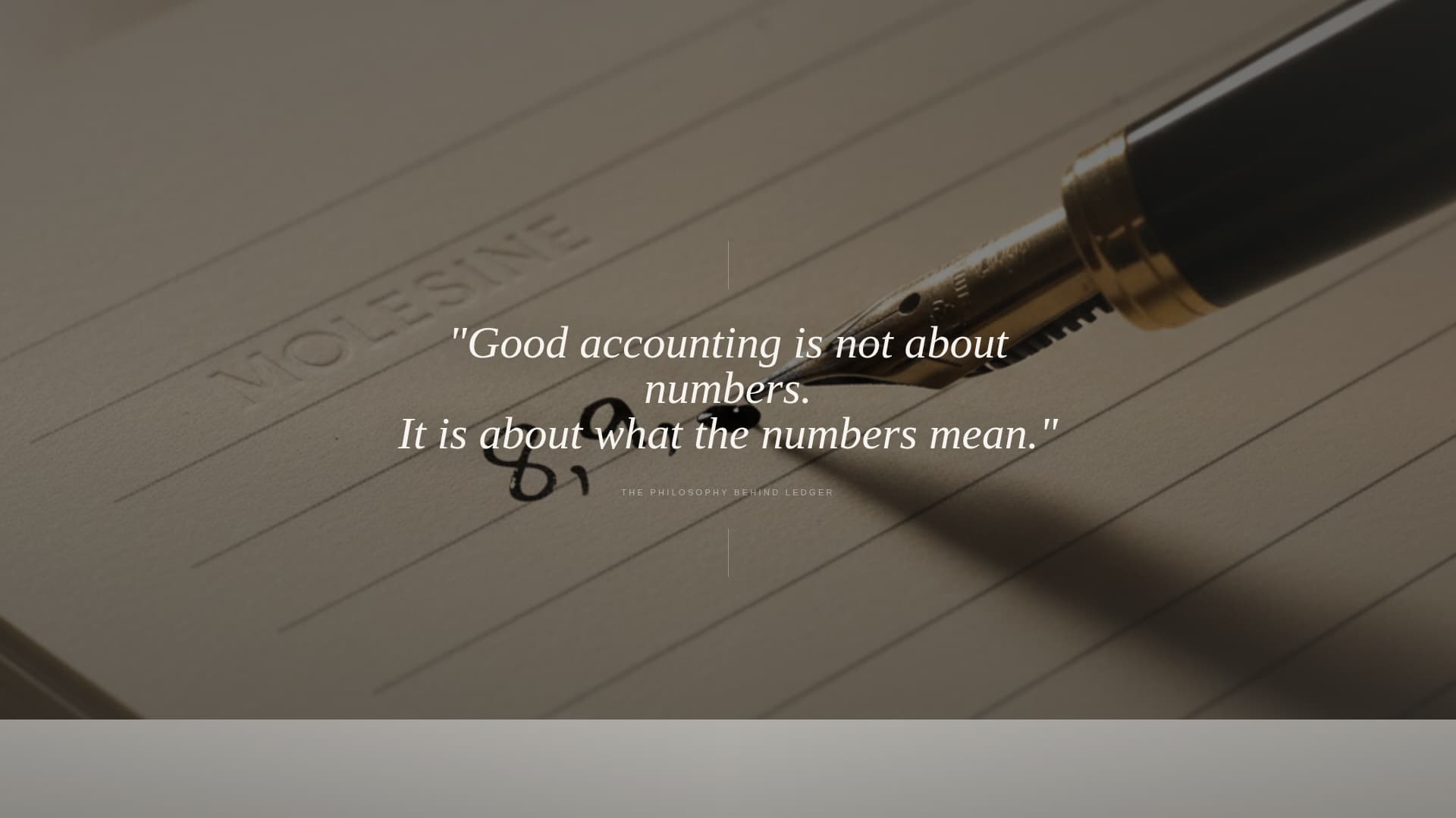 Ledger - Elegant Accountant Landing Page Template
