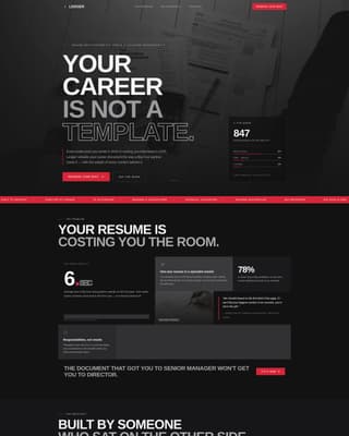Ledger - Powerful Accountant Landing Page Template