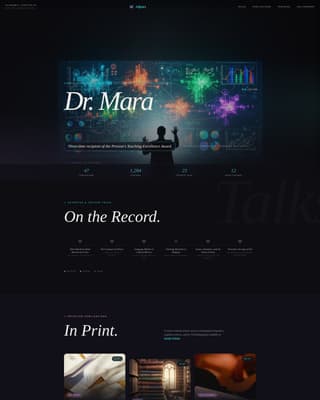 Adjunct - Luminous Professor Landing Page Template